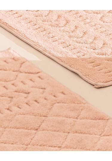 Madame Coco Panier Banyo Paspası - Pudra - 60x100 Cm Bapa00000000092'li Büyük Boy Set-pudra