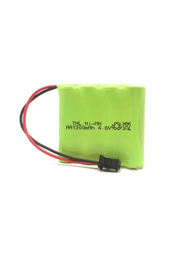 Tnl 4.8v 1300mah Siyah Soketli Ni-mh Oyuncak Araba Pili + Usb Şa