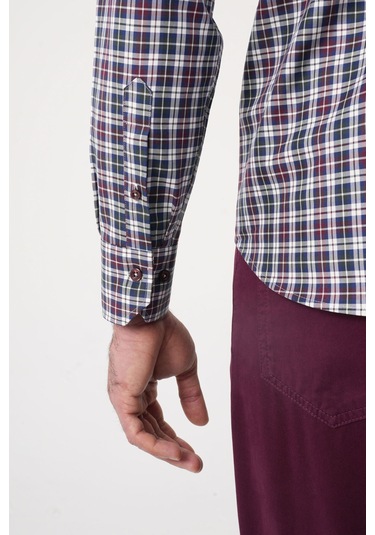 Bisse Uzun Kollu Paşa Yaka Regular Fit Erkek Bordo Gömlek Gmeks252131 E25 Bordo Bisse Uzun Kollu Paşa Yaka Regular Fit Erkek Bordo Gömlek Gmeks252131 E25 Bordo