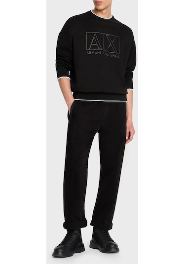 Armani Exchange Erkek Sweat 6rzmhj Zjdjz 1200 Siyah
