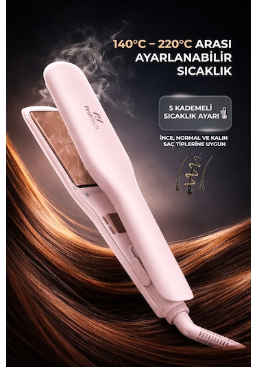 Ks-709 Saç Düzleştirici Profesyonel Seramik Keratin Plakalı