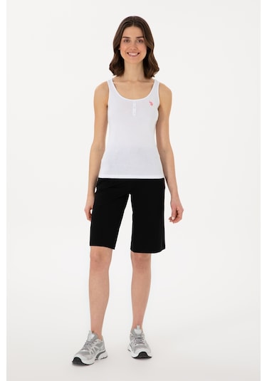 U.s. Polo Assn. Kadın Siyah Şort Örme 50300866-vr046 Siyah
