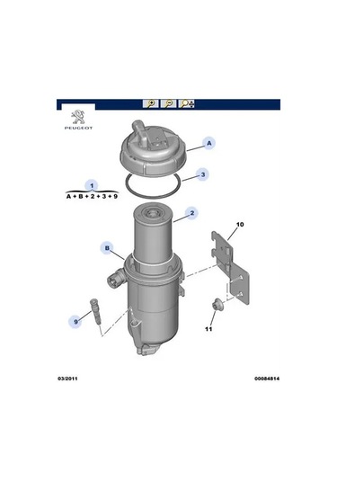 Mazot Filtre Kutusu Boxer-ducato-jumper 2.2hdi 06