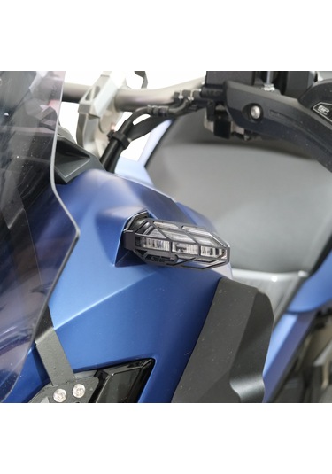 GP Kompozit  Honda ADV 350 2023-2025 Uyumlu Sinyal Koruma Siyah