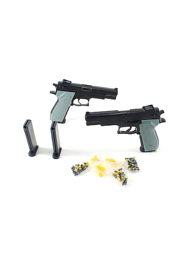 Boncuk Atan Tabanca 2 Adet Colt Twin Eagle 20 Cm