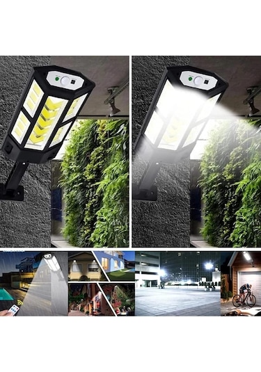 Hymark 249 Led Güneş Enerjili 3 Modlu Şarjlı Kumandalı Solar Aydı