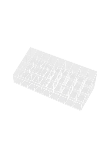 Suntek Akrilik Kozmetik Saklama Kutusu Şişeler Için 36-ızgara Şeffaf