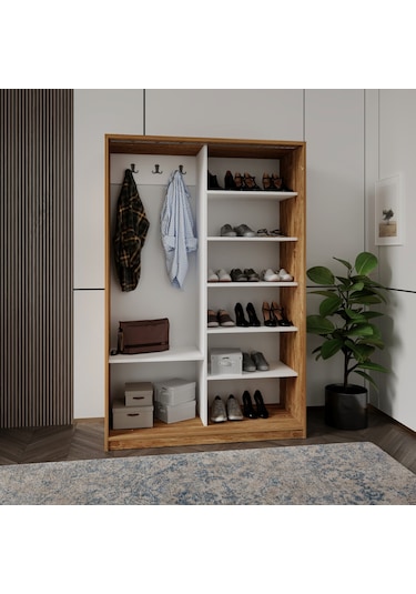 Başak Bambu Detaylı Dolap
