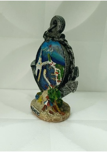 Çapa Biblo Deniz Şemsiye Kule Dekoratif Obje Masa Üstü Ofis Dekor Kemer Türkiye Yazılı