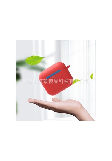 Sandwich Skullcandy Indy Evo Bluetooth Kulaklık İçin Kırmızı Silikon Koruyucu Kılıf, Şarj Görevi, Dayanıklı Koruma