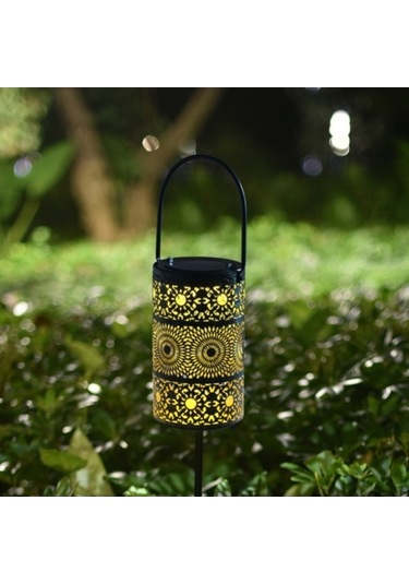 Ebitda Güneş Enerjili Çim Lambası - Bahçe Ve Veranda Dekorasyon Işığı - Su Geçirmez - Yere Sabitlenmiş