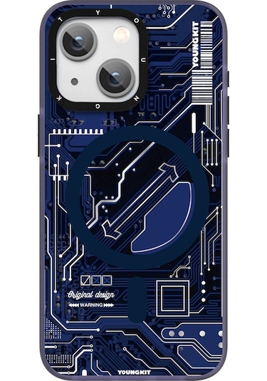 Iphone Uyumlu 15 Kılıf Magsafe Şarj Özellikli Youngkit Technology Serisi Kapak