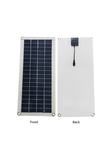 Besthome1 15w Çok Kristal Güneş Paneli - 5v Usb & 12v Çıkışlı, Ip65 Su Geçirmez, Araç/kamp Şarj Cihazı, Kolay Taşınabilir