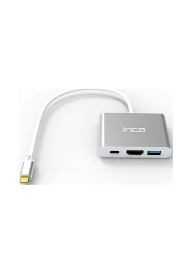 Inca Itpc-04t Tip-c Hdmi+usb3.0+pd 100w Çevirici Giriş:usb Type-c Çıkış:hdmi+usb3.0+pd