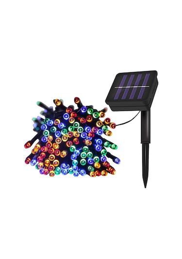 12m 100 Led Rgb Solar Mz3-004 Tdrtr