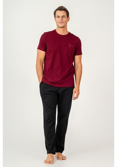 Arnetta Erkek Bordo Pijama Takımı 5274-49542 Bordo