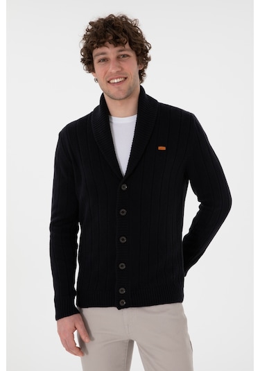 U.s. Polo Assn. Erkek Lacivert Hırka Triko 50297061-vr033 Lacivert