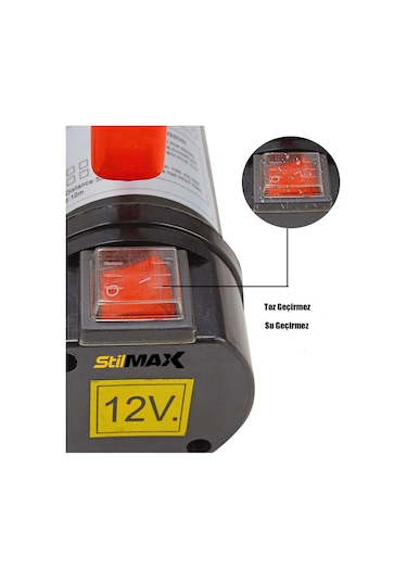 Stilmax 12V Kendinden Emişli Yakıt Sıvı Yağ Mazot Aktarma Transfer Pompa