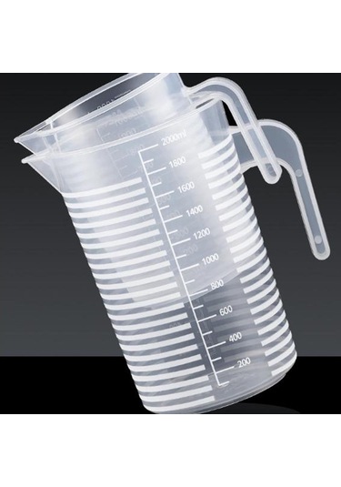 Suntek Pişirme Ölçme Kabı Mutfak Temizleme Gereçleri Için 2000 Mi