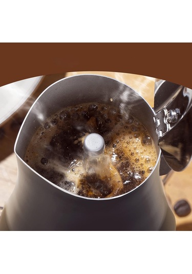 Alocs Taşınabilir Mocha Pot 450 Ml 9 Cup Beyaz