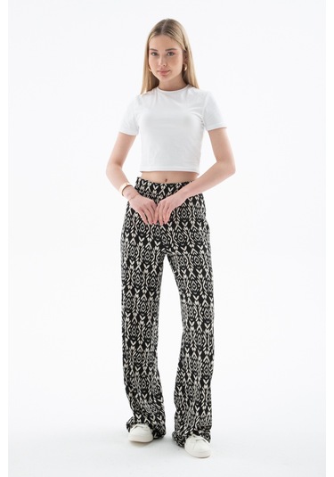 Fashion Friends Bayan Pantolon 25y0179k1 Siyah Siyah