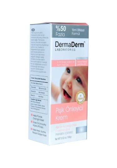 Dermaderm Bebek Pişik Önleyici Krem 100 G