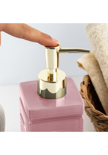 Porsima 3206 Seramik Sıvı Sabunluk Lavabo Sabunluğu 275 Cc Pudra