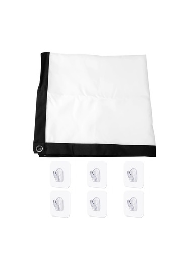 Liangmei 100 İnç Basit Katlanabilir Projeksiyon Ekranı 100 İnç