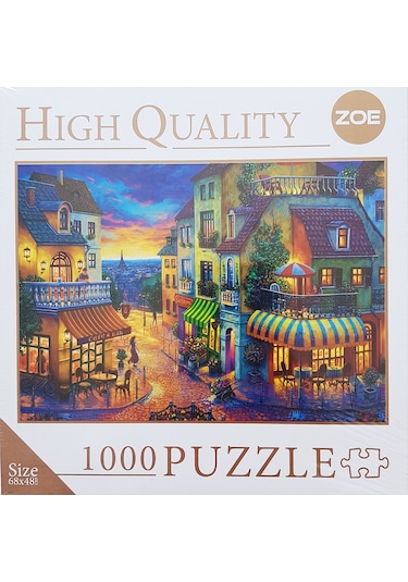 High Quality Zoe Puzzle 1000 Parça Europe Street Art World