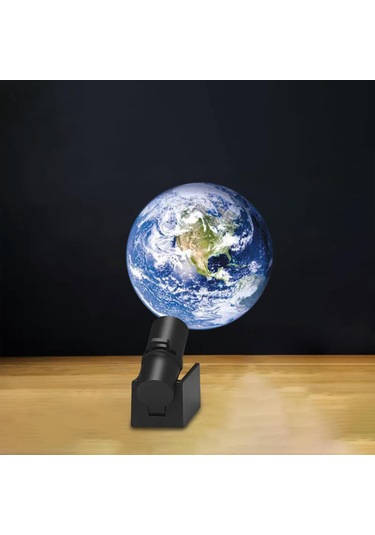 Homyl Projektör Işığı Usb Powered Dekoratif Dünya-merceği Dünya Merceği Diğer