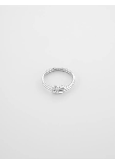 Sılverme 925 Ayar Gümüş Çift Deniz Düğüm Halkası 388928136 Gümüş