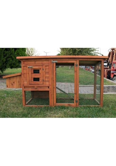 Lüks Ahşap Tavuk Kümesi 10  Tavukluk