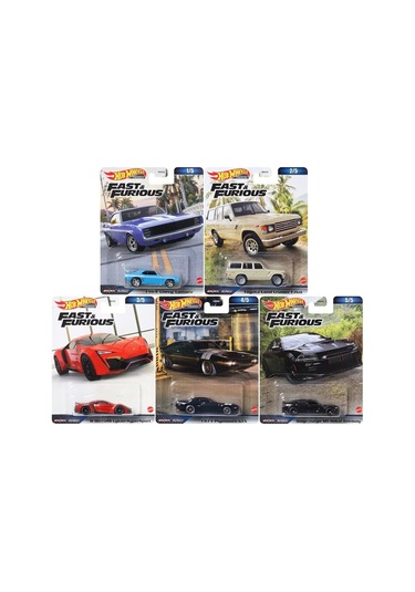 Hot Wheels Premium Fast & Furious 2023-hnw46 Çok Renkli