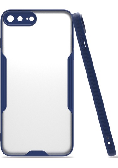 Iphone 7 Plus / 8 Plus Kilif Platin Matte Silikon Arka Kapak 514432232