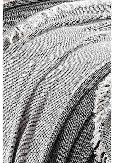 Sarev Eliot Siyah Çift Kişilik %100 Pamuk Yatak Örtüsü Siyah