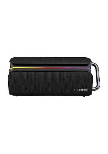 Fulltech Fxs2 Taşınabilir Kablosuz Bluetooth Hoparlör Siyah 120w Güç, Rgb Işık, Ipx4 Su Geçirmez,