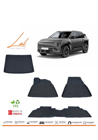 Kia Ev3 3d Havuzlu Paspas Bagaj Havuzu Seti 2024+