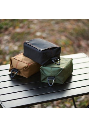 Homyl Kancalı Kamp Doku Kutusu Kapağı Ev Seyahat Kahverengi Kahverengi