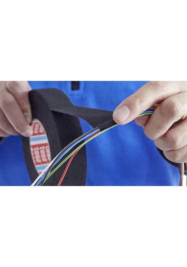 Bez Bant, Pet Tüylü, Isı Dayanımlı, Siyah, 15m X 19mm