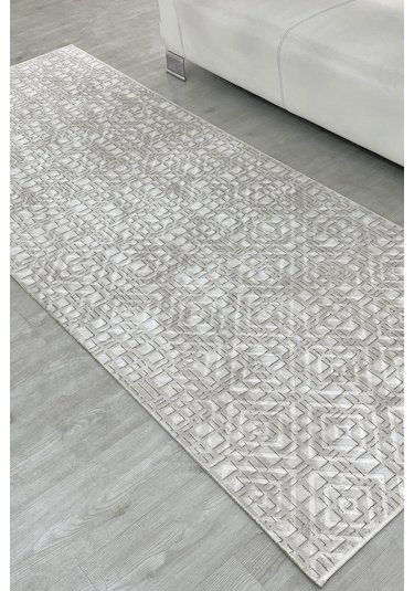 Lüle Halı Kaymaz Taban Yıkanabilir Yolluk Halı Lhklmkahve2