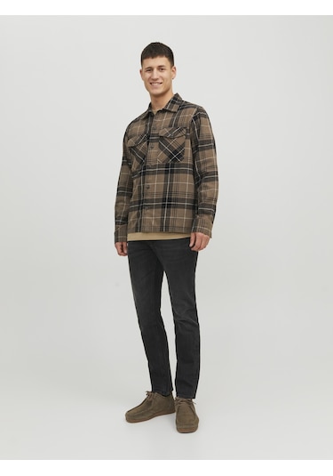 Jack & Jones Erkek Mike Original 425 Comfort Fit Jean Black Denim