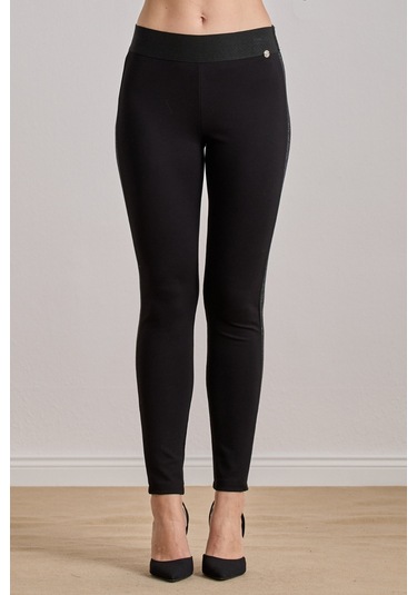 Spor Siyah Örme Tayt SiYAH