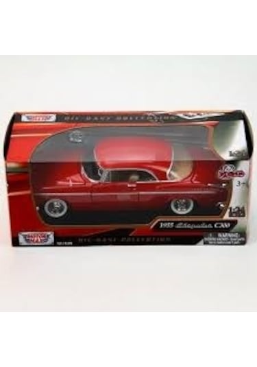 Motormax 1 24 1955 Chrysler C300 Kırmızı Die-cast Model Araba