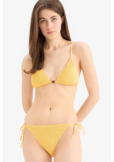 Defacto Bürümcük Bağcıklı Bikini Altı-fall İn Love E0208ax25smyl106 Sarı
