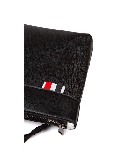 Tuldar Deri El Askılı Dosya Evrak Günlük Portföy & Clutch Çanta Tul527 Siyah