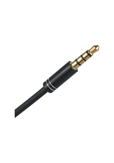 Honmex 3.5mm Tek Erkekden Çift Dişeye Ses Çevirici Kablosu, 30cm Uzunluk, Siyah, Alloy+bakır Malzeme