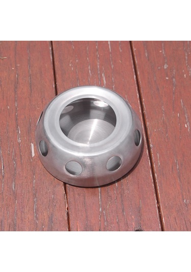 Yaleker 410 Paslanmaz Çelik Taşınabilir Alkol Ocağı - 4kg Yük Taşıma, Dürtüye Dayanıklı, Çadır, Doğa Yemeği Ve Piknik İçin Optimal Gümüş