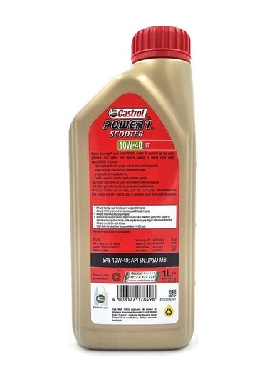 Power 1 Scooter 4t 10w-40 1 L Motosiklet Yağı