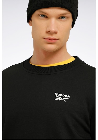 Reebok Rı Ft Left Chest Cr Siyah Erkek Sweatshirt 000000000101449935 Siyah