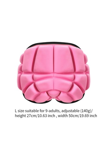 Suntek Kayak Koruyucu Donanım Butt Pad Kaykay Yetişkinler-pembe Pembe